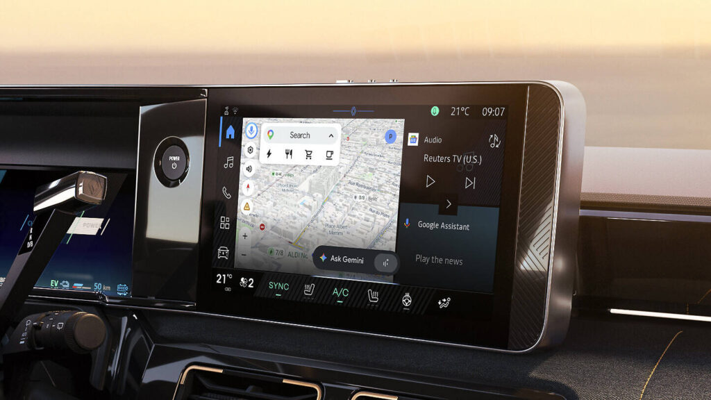 google gemini AI assistent v Renaultoch